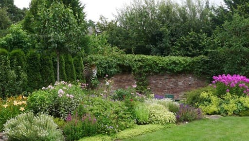 Blühender Garten